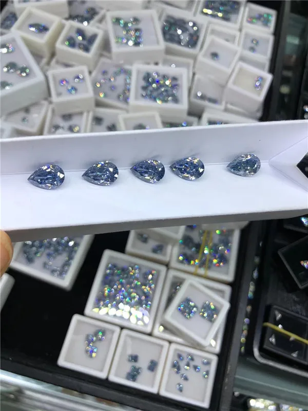 Хит продаж четкость нарядное маркиза принцессы груша DVVS свободные Муассанит 1ct-4ct