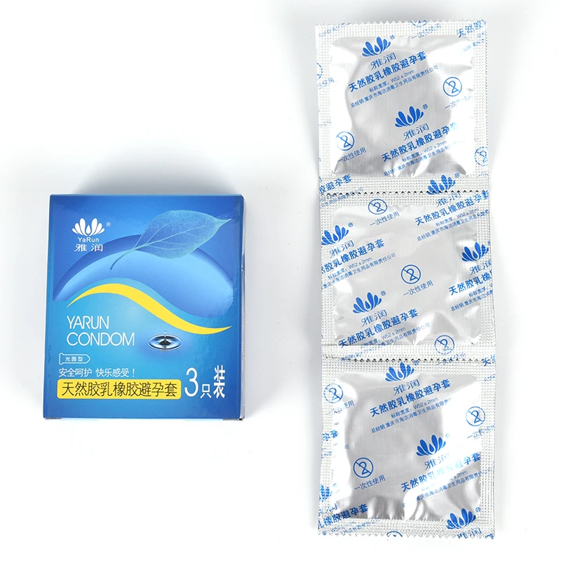3pcs/box New Adult Latex Condoms For Men Large Oil Prezervatif Toys Safe Contraception Tools Sex Products | Красота и здоровье