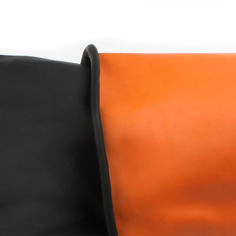 

2 Pairs Latex Gloves Acid and Alkali Resistant Industrial Chemical Resistant Labor Protection Wear-Resistant Two-Color