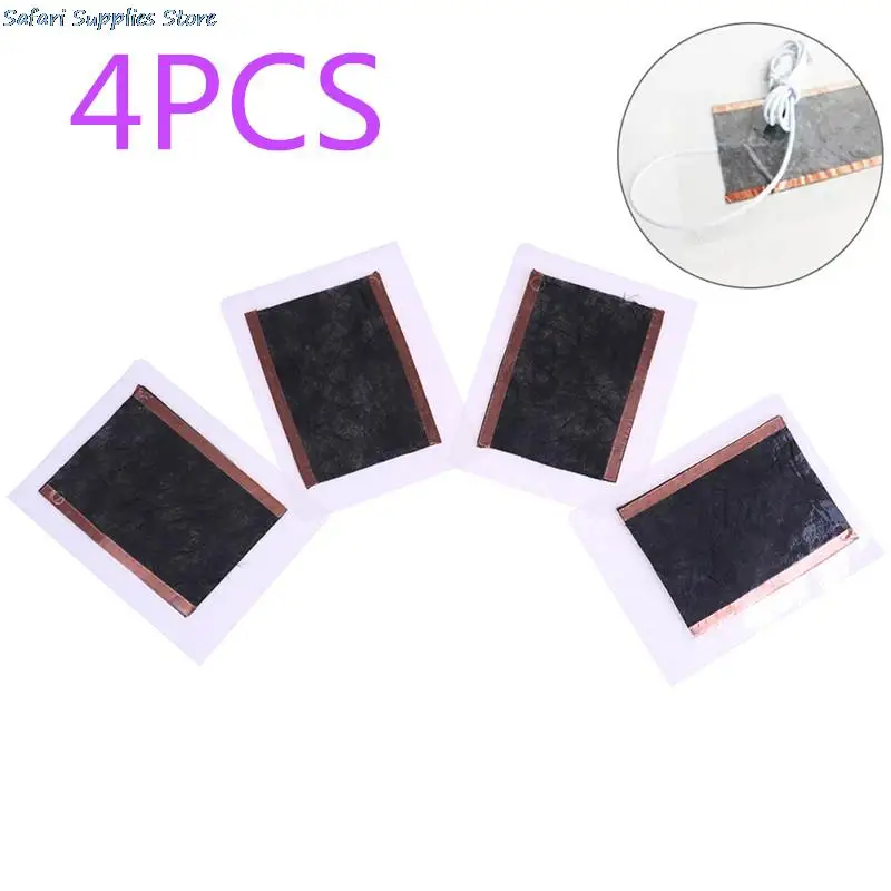 

4PCS DIY USB Heating Heater Winter Warmer Heating Pads Portable Plate For Shoes Mouse Gloves Pad Outdoor without cables