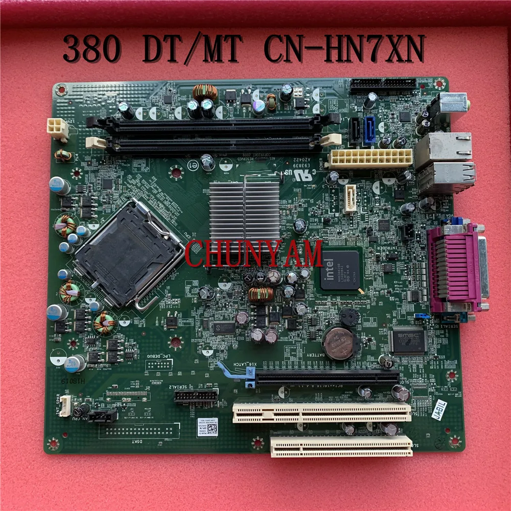Оригинал для DELL Optiplex 380DT/380MT G41 DDR3 Материнская плата HN7XN CN 0HN7XN материнская 100%