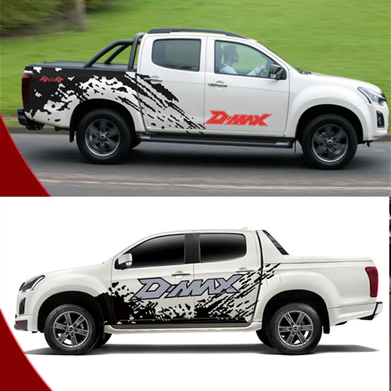 

Car stickers FOR ISUZU D-MAX 2012-2019 off-road body decoration graffiti decal DMAX personalized custom stickers