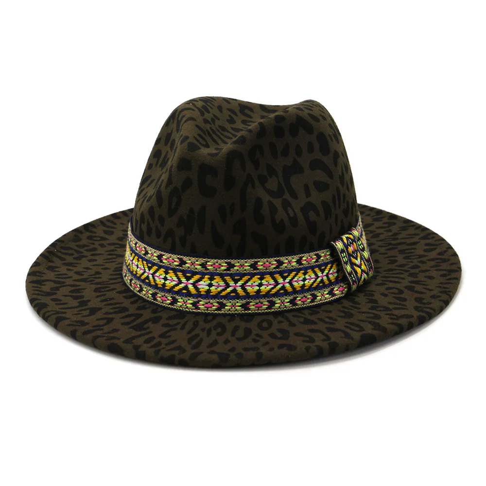 

Fedora Hat for Women Men fake Wool Felt Wide Brim Hat Vintage Jazz Fedora Hat Couple Cap Winter chapeau femme HF166