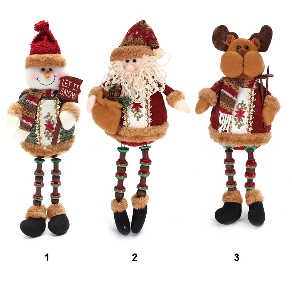 Праздничное украшение подарок снеговик милый Санта Клаус домашний рабочий стол
