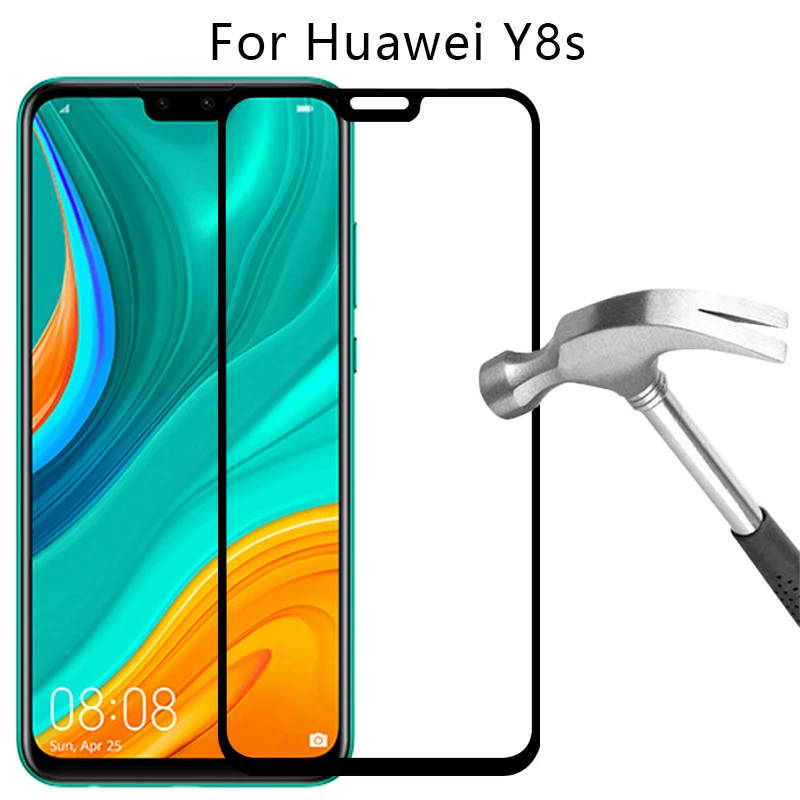

protective glass for huawei y8s screen protector tempered glas on huaweiy8s y 8s y8 s 2020 safety film huwei hawei huawey huawi