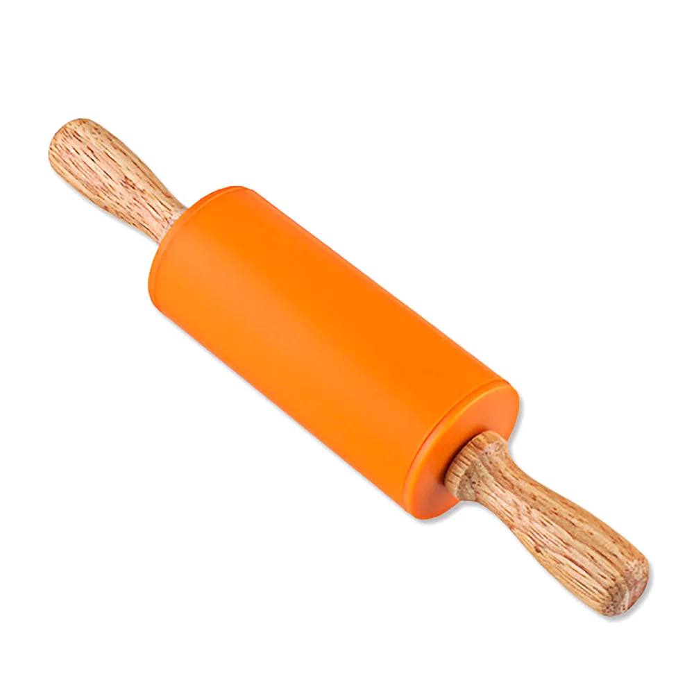 Силиконовые палочки с антипригарной деревянной ручкой кухонные инструменты