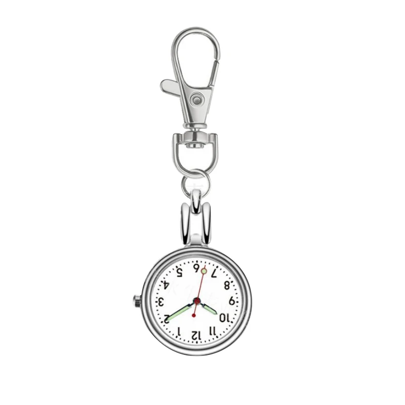 Часы карманные для медсестер светящиеся подвесные кварцевые часы с цепочкой