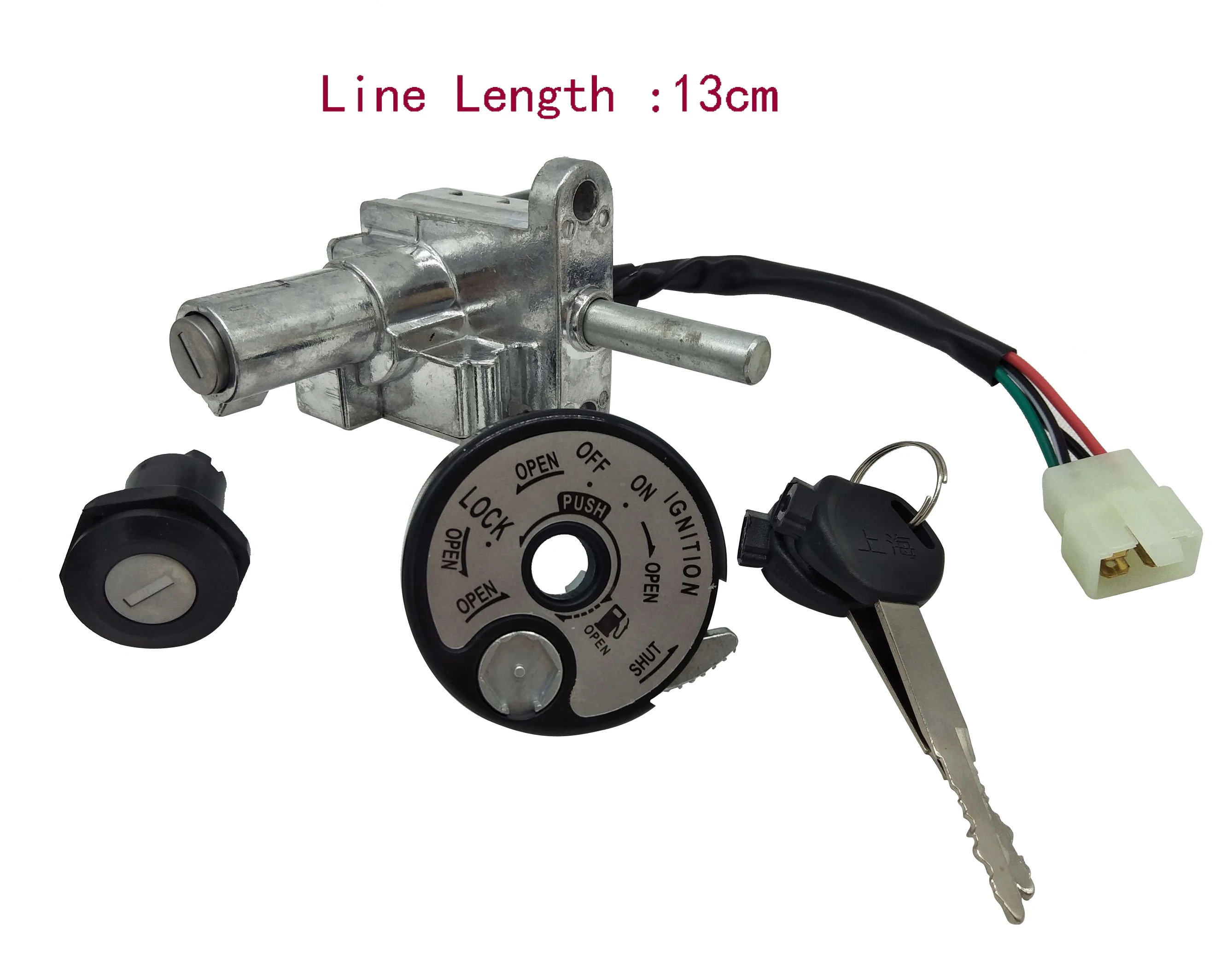 Z024 мопед скутер мотоциклетный замок для 125 4 поколения комплекты электрических