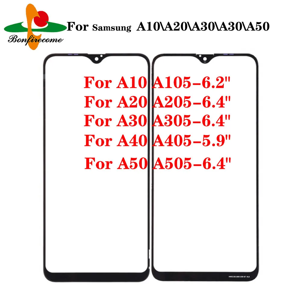 Для Samsung Galaxy A10 A20 A30 A40 A50 A105 A205 A305 A405 A505 Передняя Сенсорная панель ЖК-дисплей Стекло