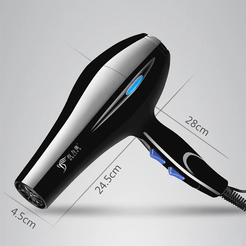 Фен для волос 220 В высокомощный профессиональный бытовой фен с горячим и холодным