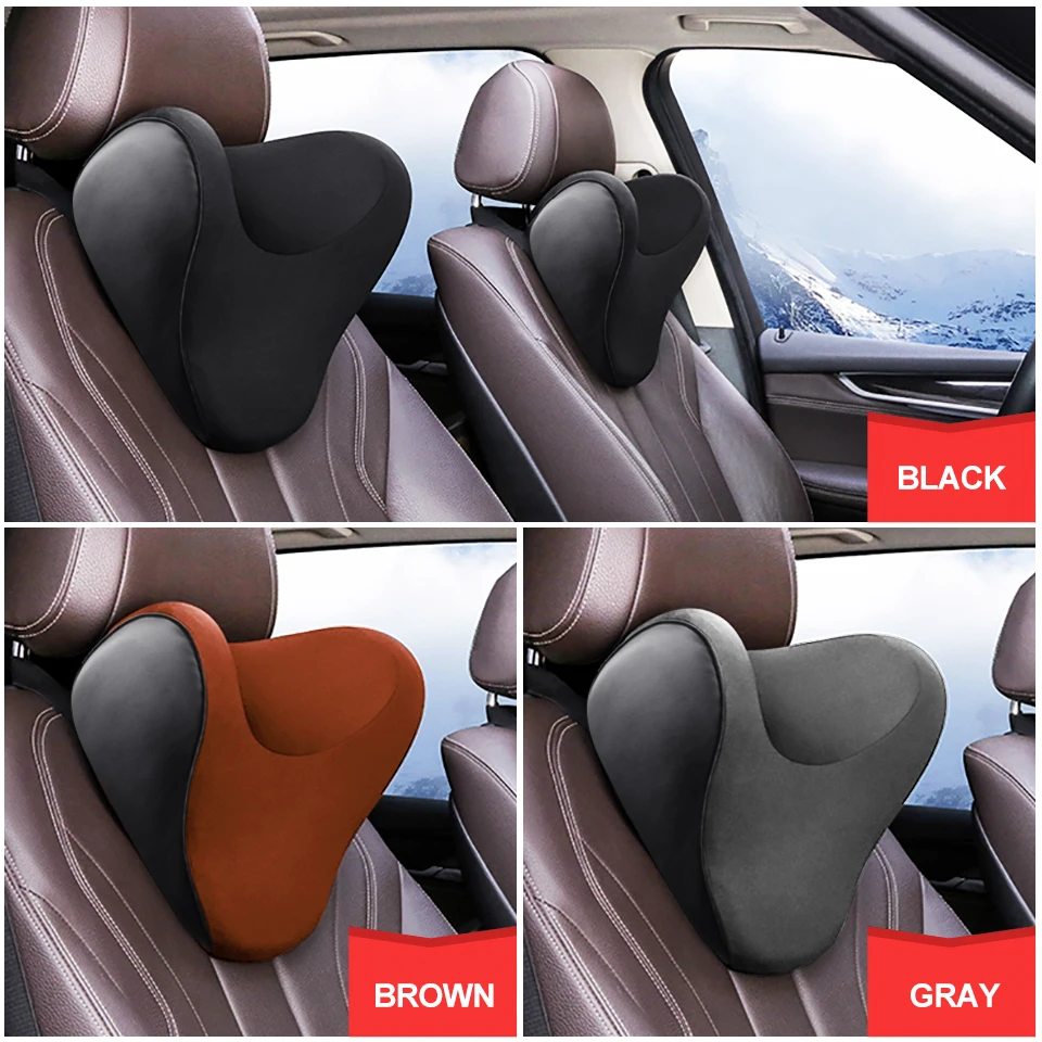 LOEN U shape Memory хлопковая Автомобильная подушка для шеи подголовник Foam ткань