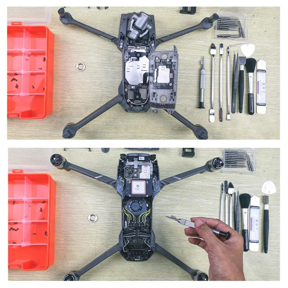 Набор инструментов для ремонта дрона отвертка разборки набор DJI Mavic Pro/Spark/Phantom 4/FIMI