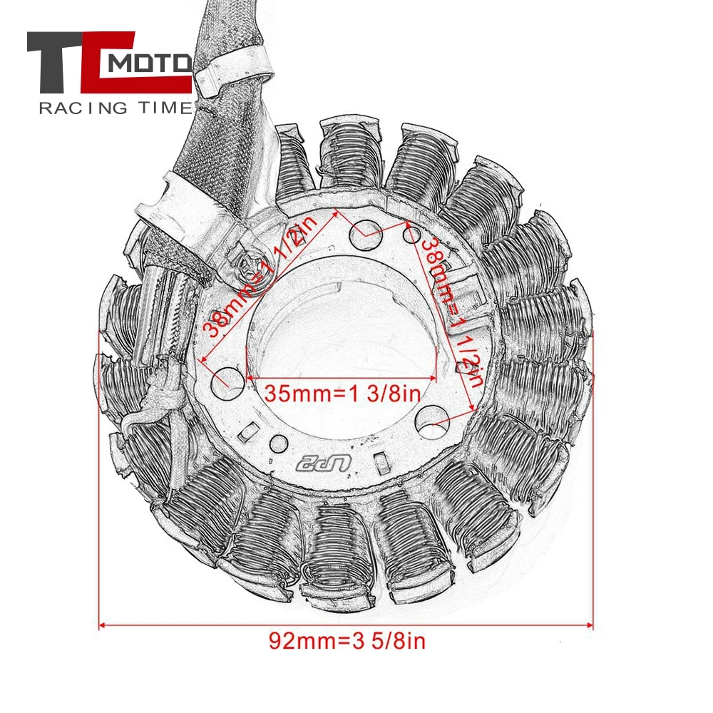 

TCMOTO Motorcycle Stator Coil 31120-KFG-008 For Honda CH250 Elite KAB 1989-1990 FES250 Foresight 1998-2005 Generator Magneto
