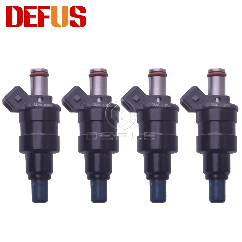 

DEFUS 4 шт. OEM 23250-16010 Топливная форсунка для TOYOTA COROLLA AE86 83-87 2325016010 Клапан форсунок Bico Новый