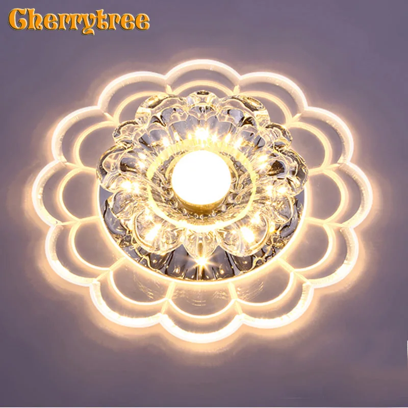 Светодиодный потолочный светильник Хрустальный современный промышленный Лофт