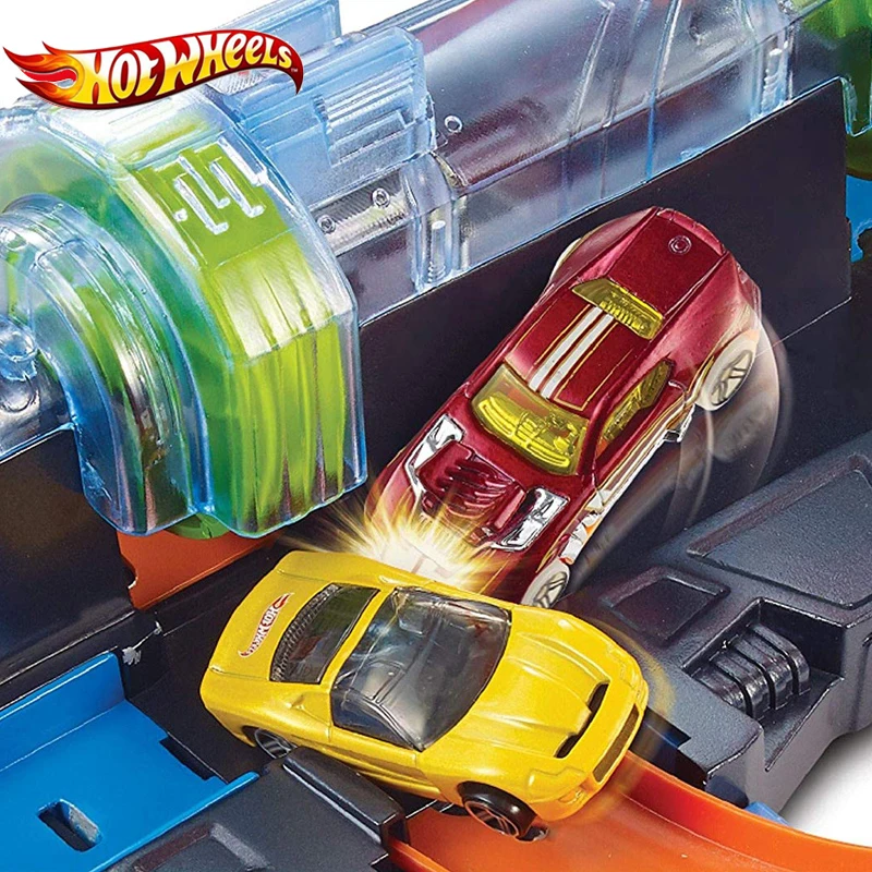 Hotwheels Kids Toys Sport Car Racing Track Corkscrew Crash Play Set 360 Degrees Ring FTB65 Original Box For Kid Gift | Игрушки и хобби
