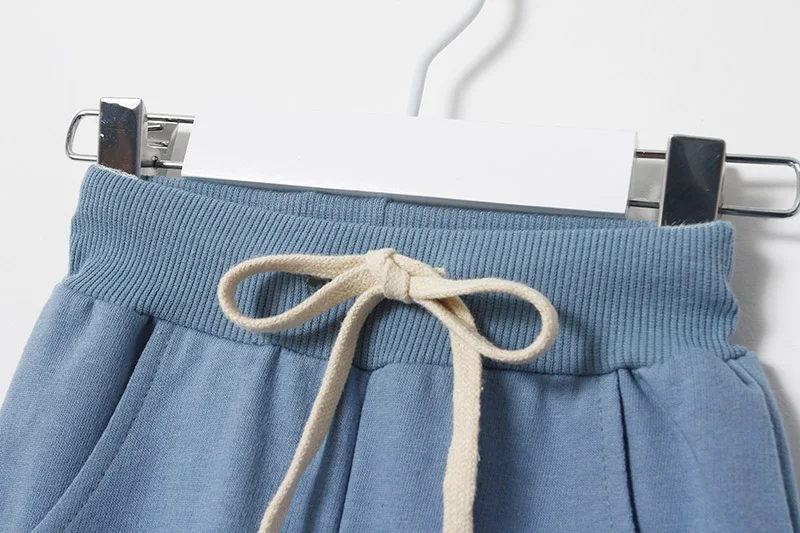 Модные спортивные штаны для мальчиков хлопковые школьные брюки ярких цветов на