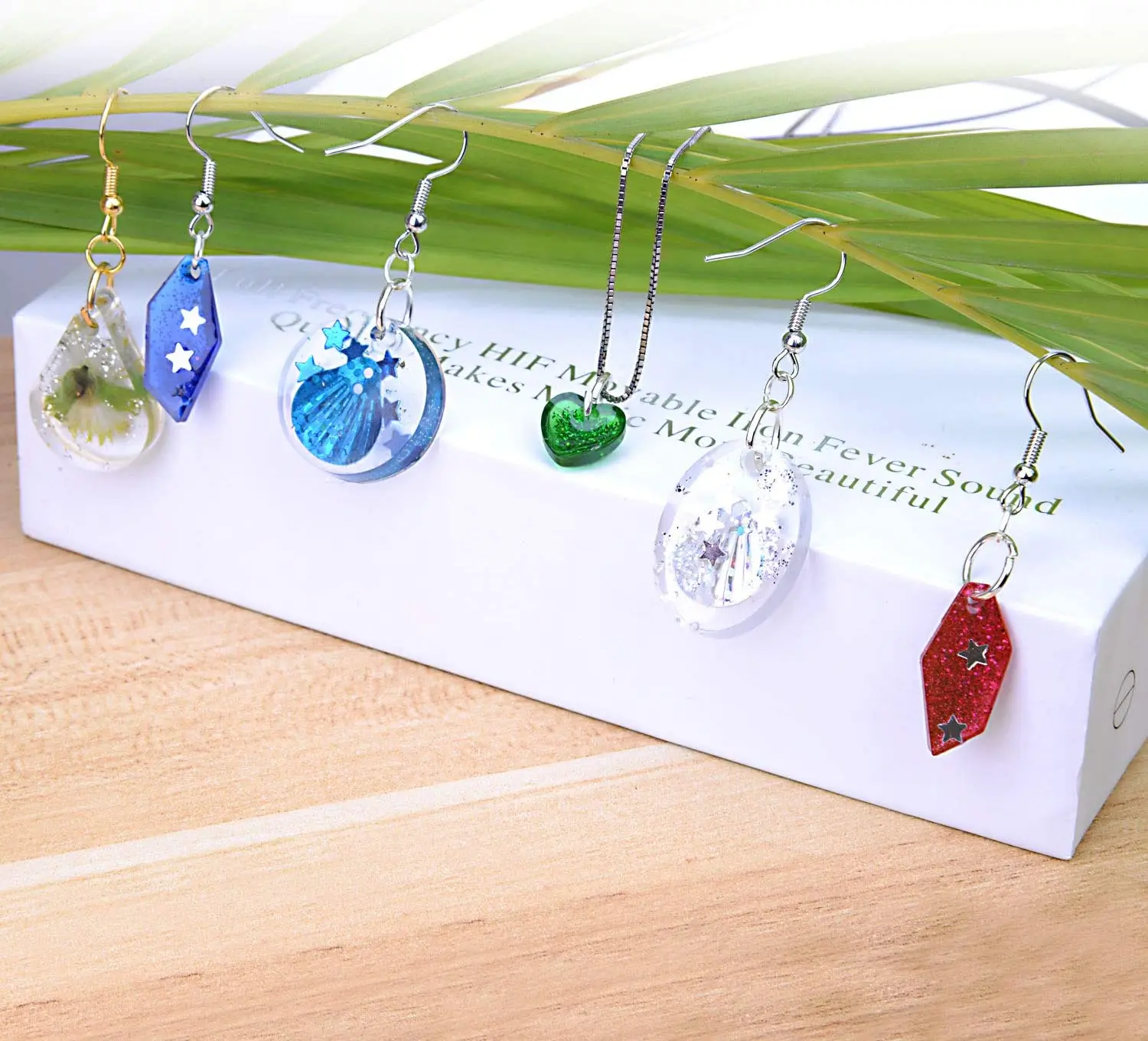 Формы для забрасывания сережек из силикона и эпоксидной смолы 195