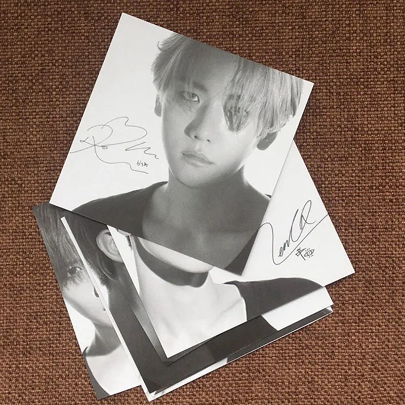 SUPER M Signature Photocard Poster BAEKHYUN MARK KAI TEN LUCAS TAEMIN TAE YOUNG For Fan Welfare New K-pop SUPERM Lomo Photo Card |