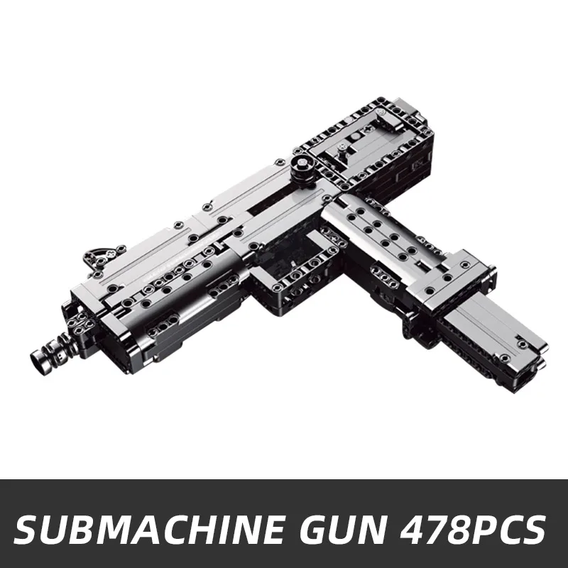 

MOULD KING 14012 Ingram M10 478 PCS Building Blocks Assembly Bricks Sets Submachine Gun Model Creative Toys Gifts for Kids Boys