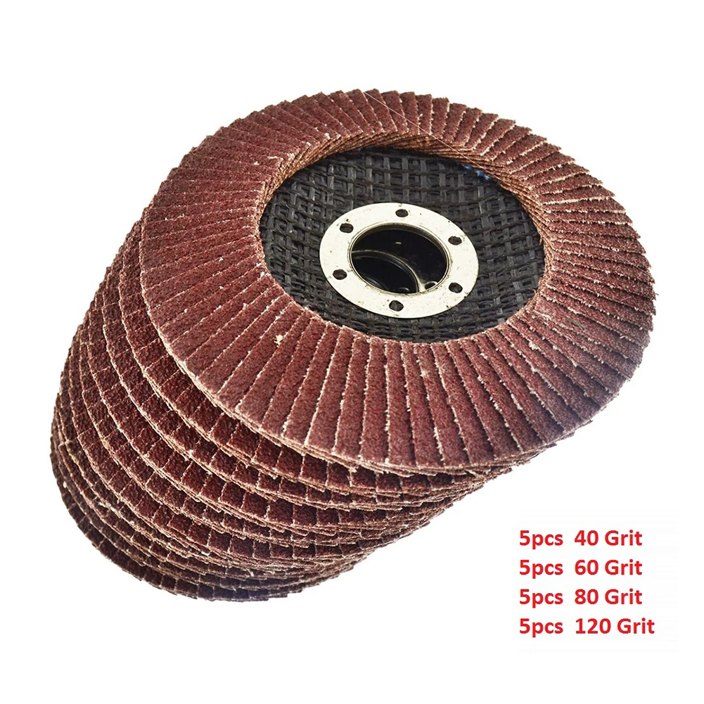 

20pcs Flat Flap Discs Flat Flap Discs (115mm) Sanding Grinding Brand new