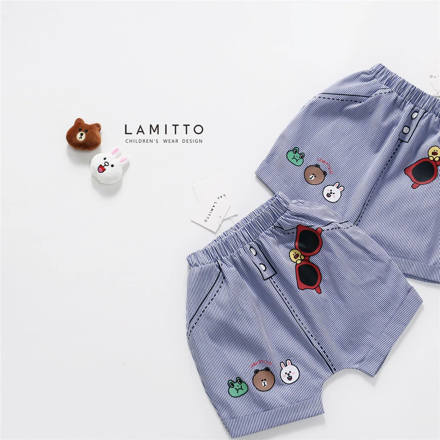 Tonytaobaby/Новые летние милые штаны с рисунком для мальчиков и девочек Штаны