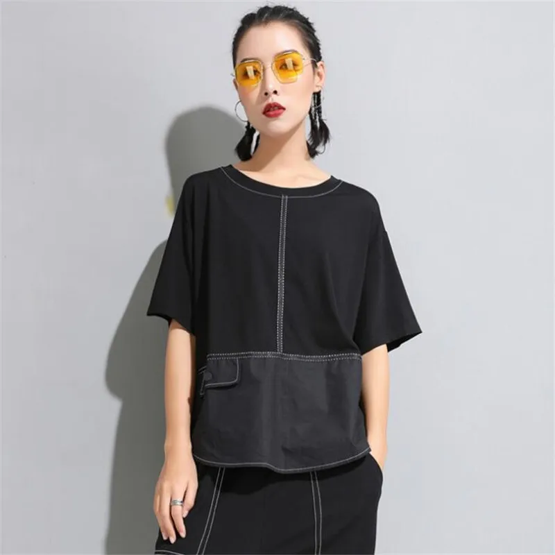 Женская футболка с коротким рукавом летучая мышь модель 2020 года | Футболки