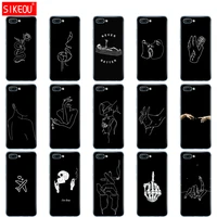 case for huawei honor 10 case soft tpu silicon back cover for honor10 coque etui bumper full 360 protective fundas black cute