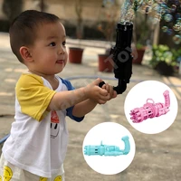 bubble gun soap bubbles for kids black gold outdoor game gatling bath toys automatic blower bubbly blaster fun sports hobbies