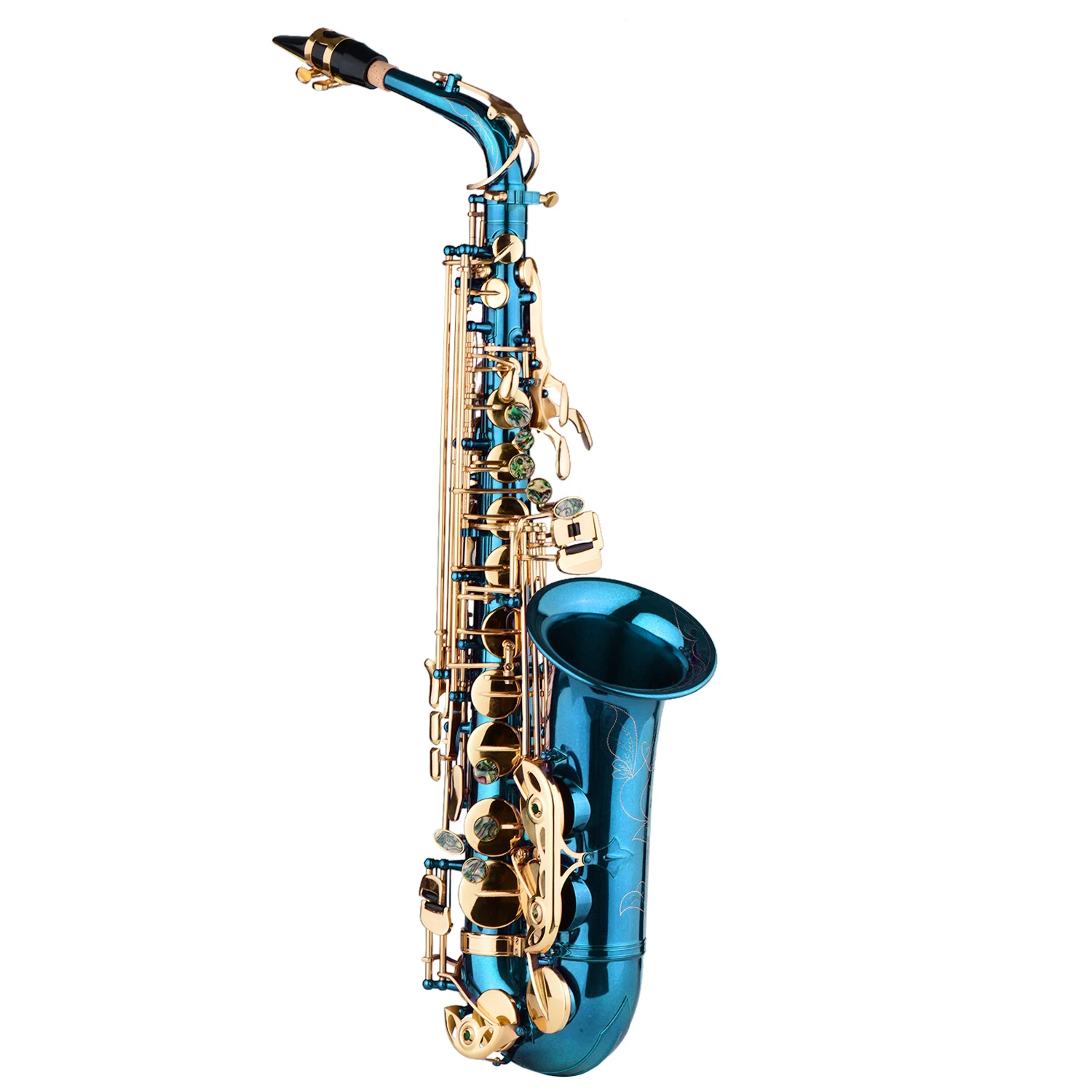 LADE латунь с гравировкой Eb e-плоский альт-саксофон альт саксофон ушка пуговицы