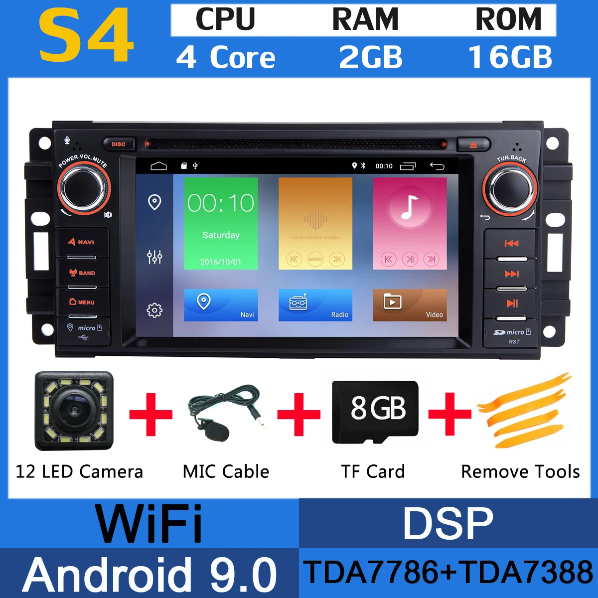 MTK PX6 4G+ 64G Android 9,0 Автомобильный DVD радио gps для Jeep Wrangler Компас Commander Cherokee Dodge caliber путешествие Liberty CarPlay DSP - Цвет: MTK