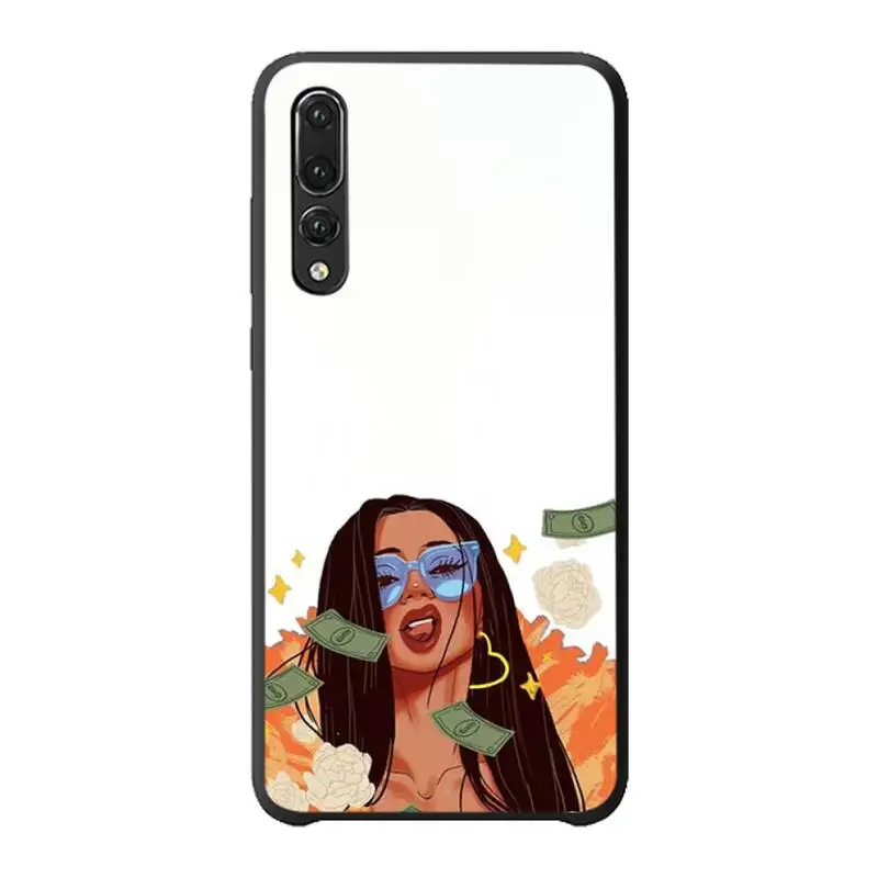 

Babaite Queen Afro Melanin Poppin Coque Shell Phone Case For Huawei P20 P30 P10 lite P20Pro PSmart Y7 Y6 Prime Mate20 Nova3E
