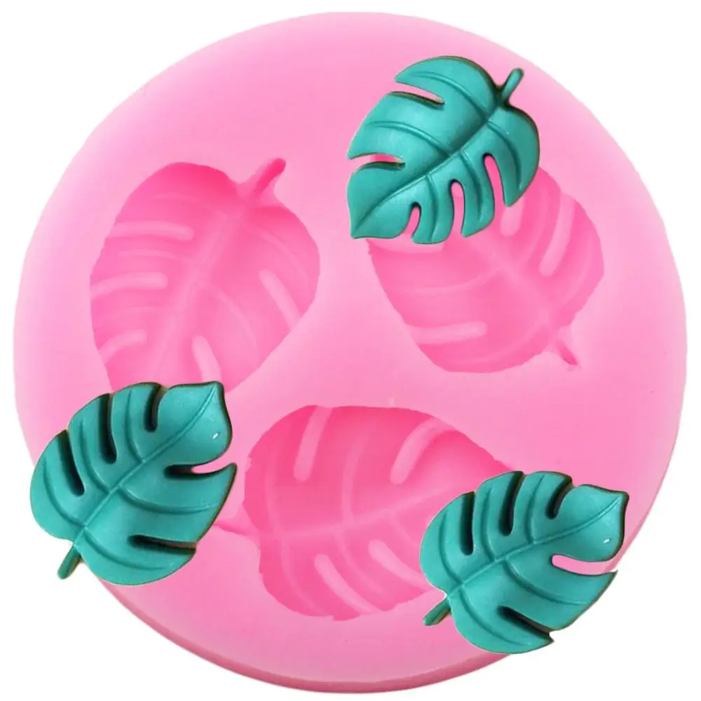 Тропические листья силиконовые формы черепаха лист ребенка день рождения