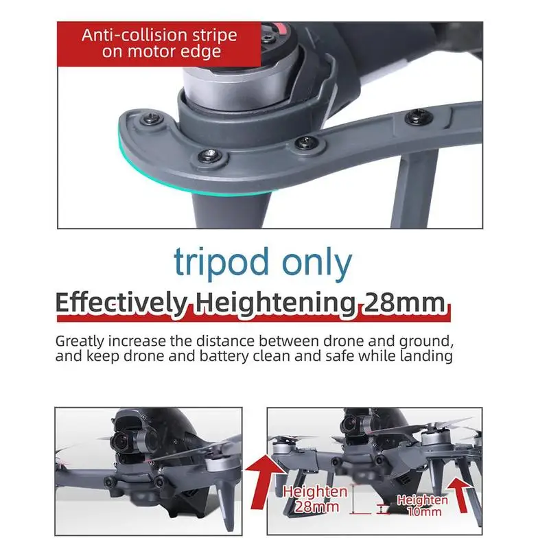 

Reinforced Firmware Landing Gear Anti-Collision Anti-fall Drone Combo For DJI Flying Machine Tripod Accessories Protection D5F2