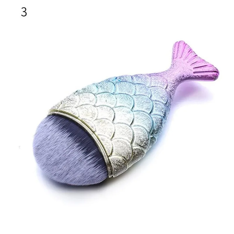 1 шт. Профессиональная Кисть для макияжа в форме русалки основа косметическая