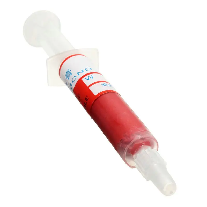 

12Pcs Diamond Polishing Lapping Paste Compound Syringes 0.5-40 Micrometer 5 Gram