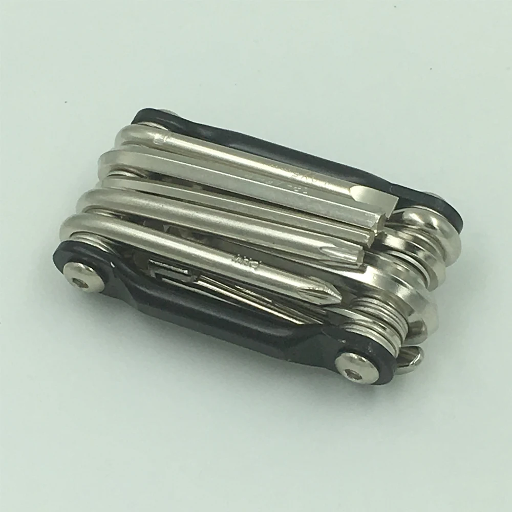 11 в 1 Инструменты для ремонта велосипеда 4 цвета Мультитул набор инструментов для ремонта велосипеда велосипедные инструменты резак цепи отвертка шестигранный набор