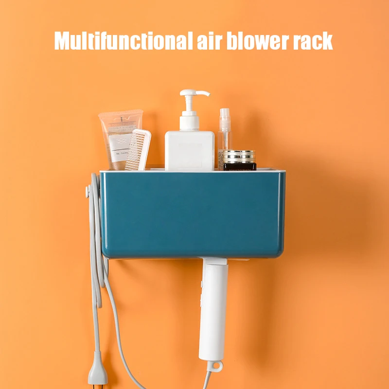 Хорошая здоровая настенная стойка для фена ванной полка хранения | Красота и