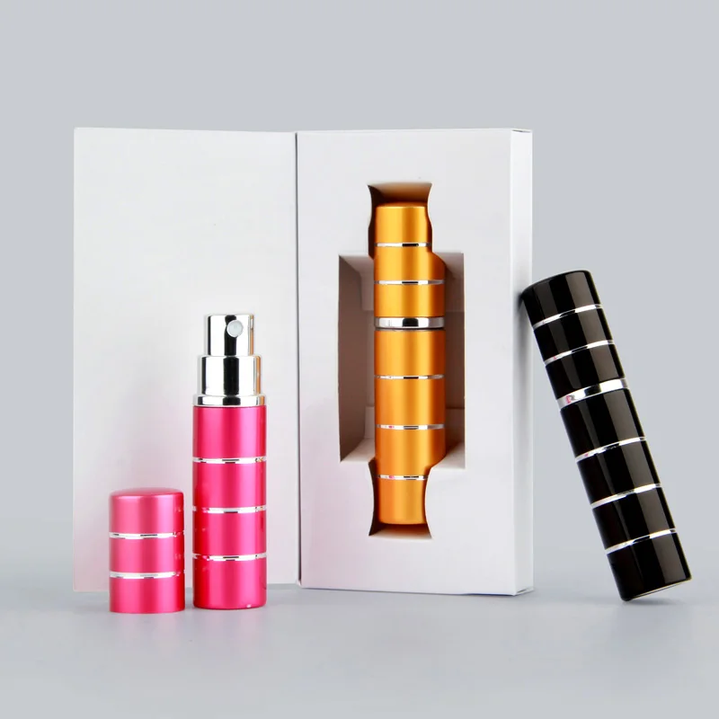 Переносная алюминиевая флакон-спрей многоразового использования для духов 20 шт.