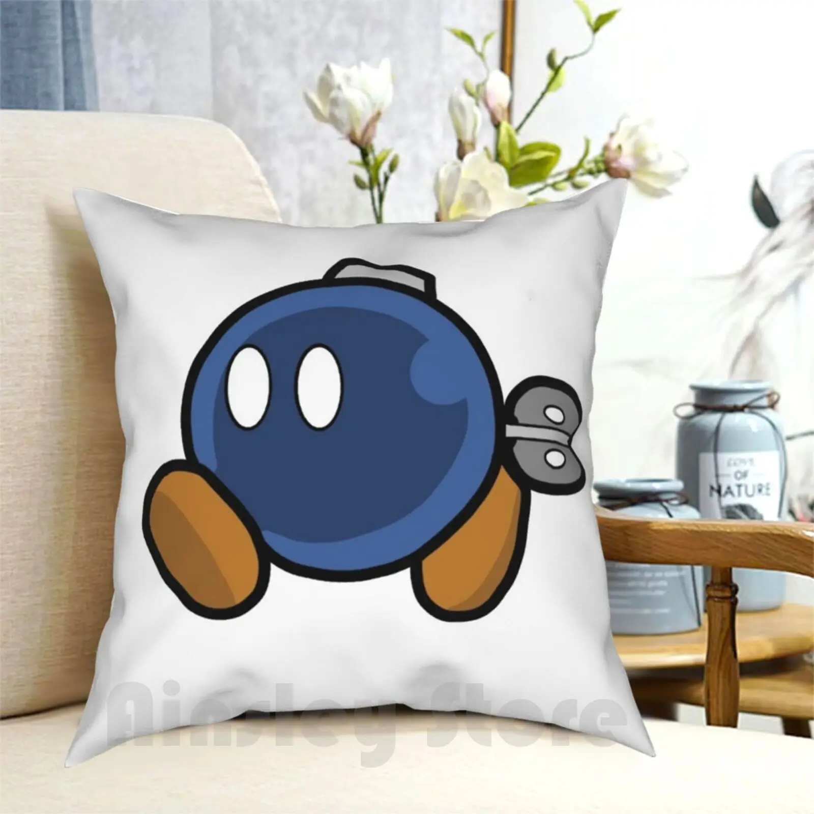 Наволочка-Подушка Бобби бобомба наволочка с принтом домашняя мягкая для игр
