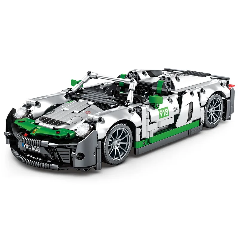 

High tech Series 918 Supercar 1:14 Racing Advanced Educational Vehicle Model Building Blocks Brick Toys Kids Birthday Gift Set