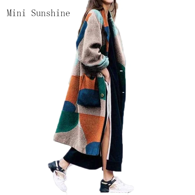 Зимнее женское пальто ветровка теплая осенняя повседневная длинная Женская