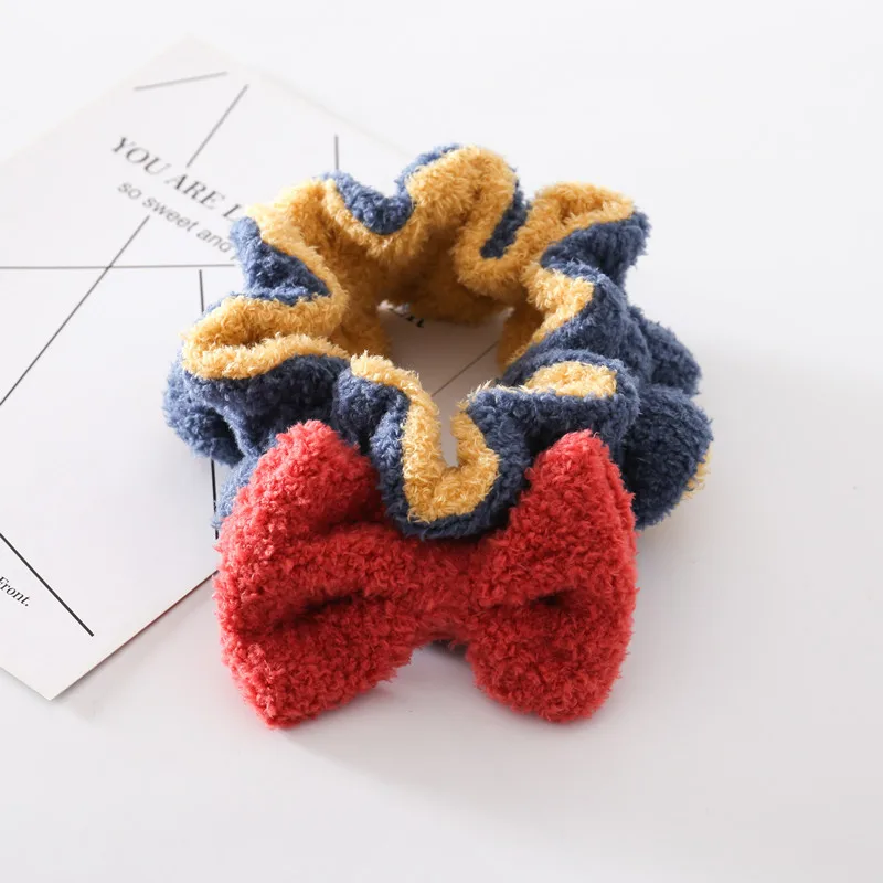 

New Soft Coral Fleece Bow Hair Bands Turban Hair Accessories Hairbands for Women Wash Face Makeup Girls Headbands Christmas Gift