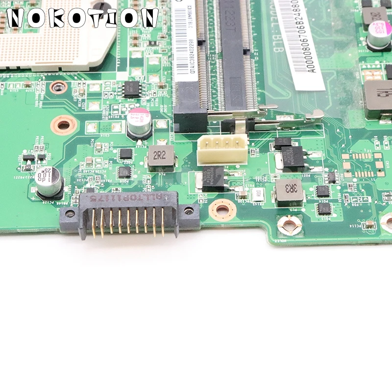 NOKOTION A000081420 DABLBMB16A0 основная плата для Toshiba Satellite L750 L755 материнская плата для ноутбука HM65 DDR3 полный тест