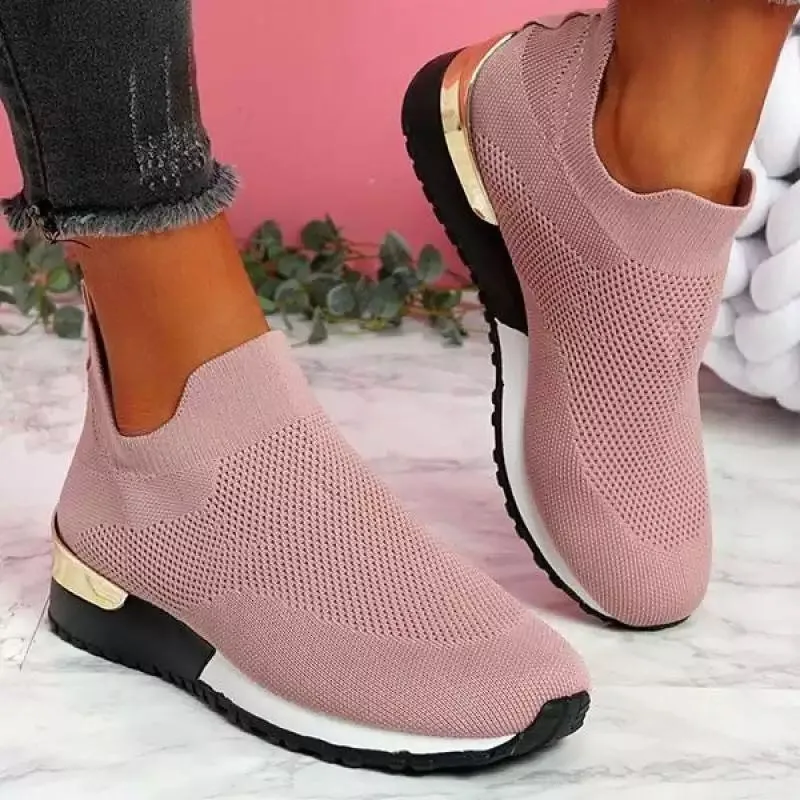 

Vulcanize Shoes Sneakers Women Ladies Slip On Solid Color For Female Sport Mesh Casual Ytmtloy Zapatillas Plataforma Mujer