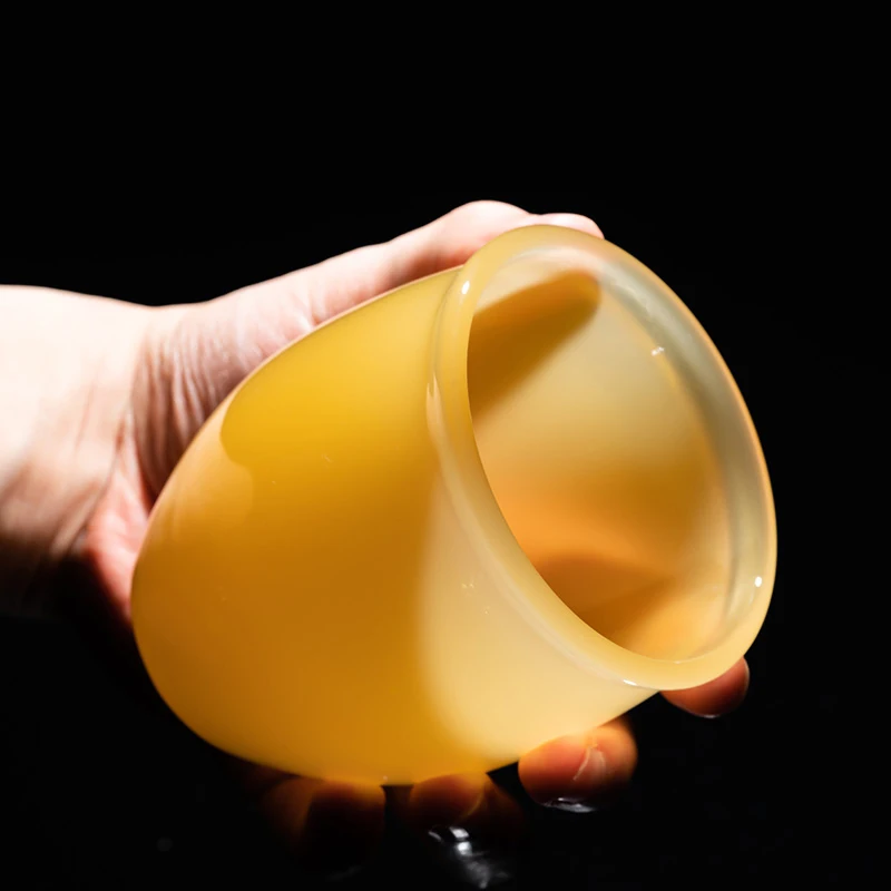 Нефритовая фарфоровая чайная подставка керамическая емкость для хранения