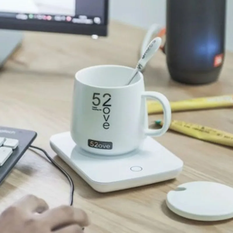 Кофейная кружка керамическая интеллектуальная термостат чашка Автоматическая