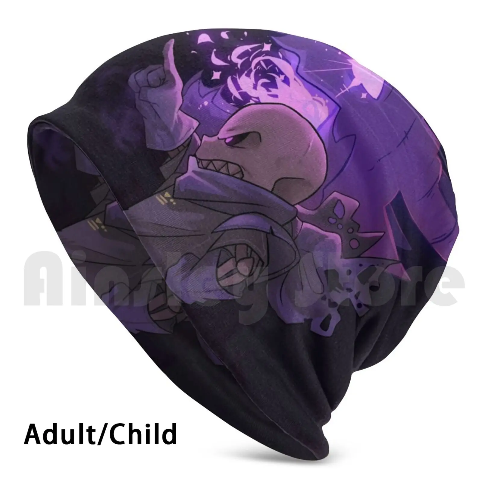 Вязаная Шапка-бини в стиле хип-хоп