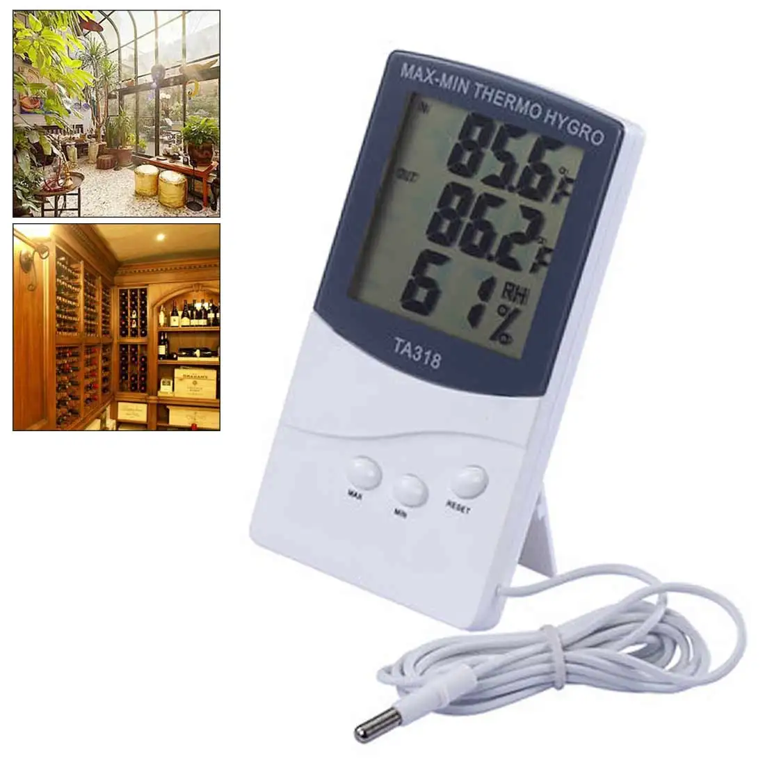 ЖК термометр гигрометр цифровой Внутренний термо гигро измеритель влажности