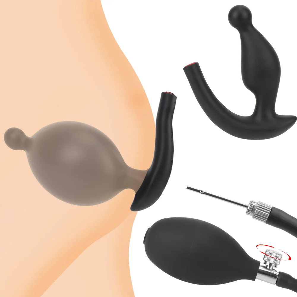 

OLO Dildo Pump Butt Dilator Anal Plug Expandable Butt Plug G-spot Prostate Massager Inflatable Sex Toys for Men Women